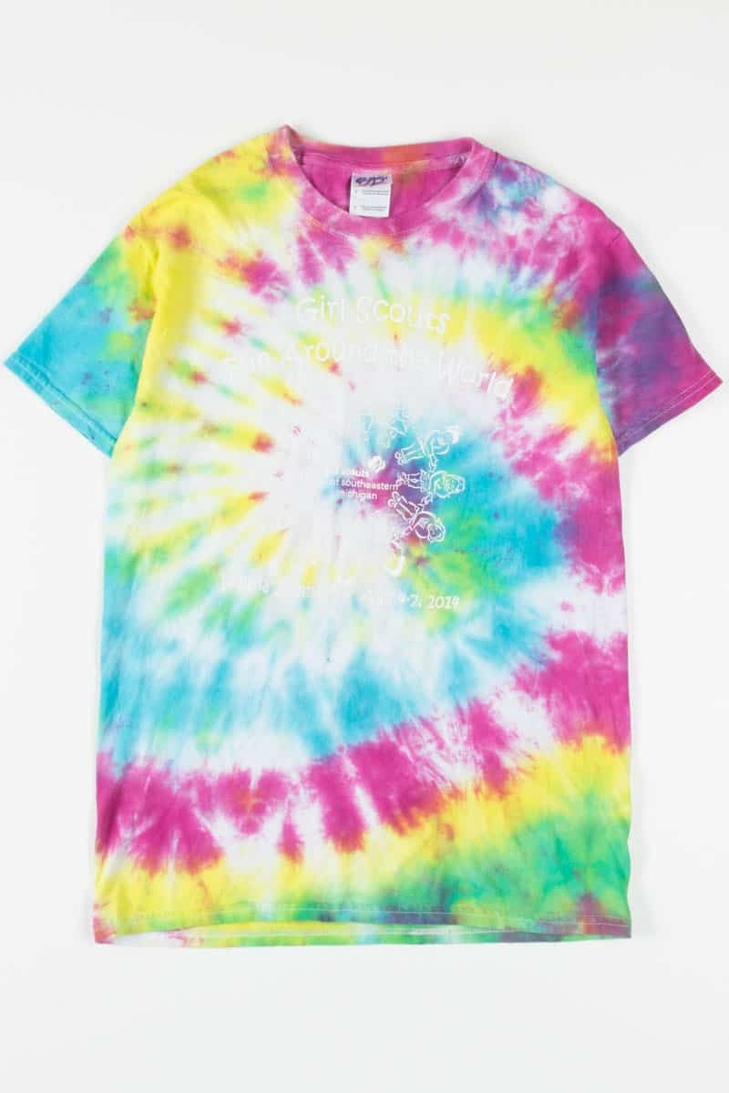 Girl Scouts Around the World Tie Dye T-Shirt