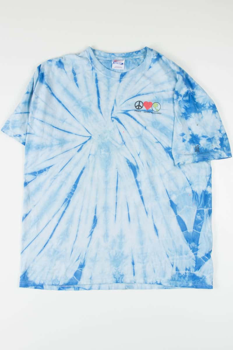 Peace Love Vaccines Tie Dye T-Shirt