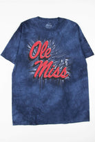 Ole Miss Stonewashed Tie Dye T-Shirt
