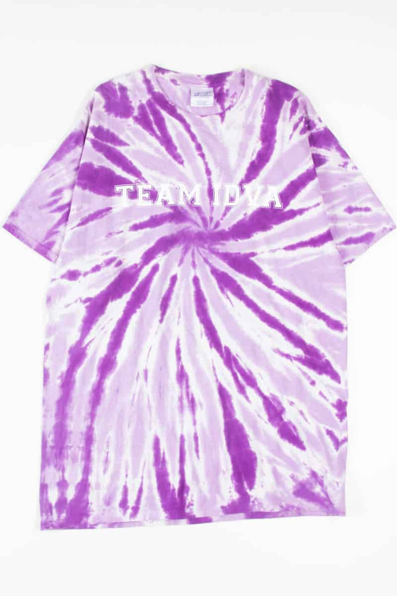 Team IDVA Purple Tie Dye T-Shirt