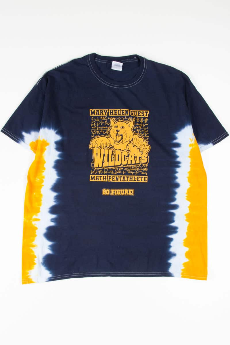 Wildcats Math Pentathlete Tie Dye T-Shirt