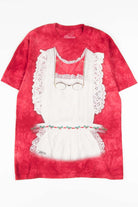 Mrs. Claus Apron Tie Dye T-Shirt