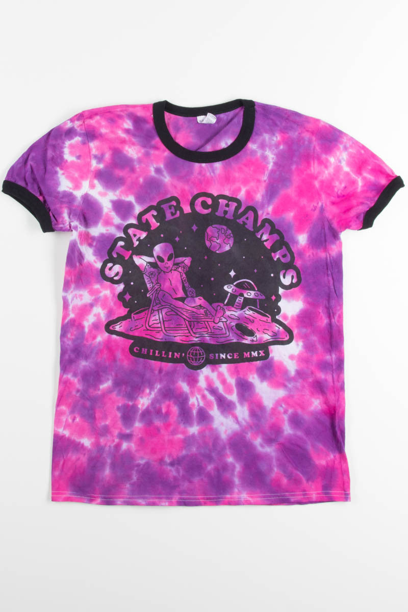 State Champs Ringer Tie Dye Tee