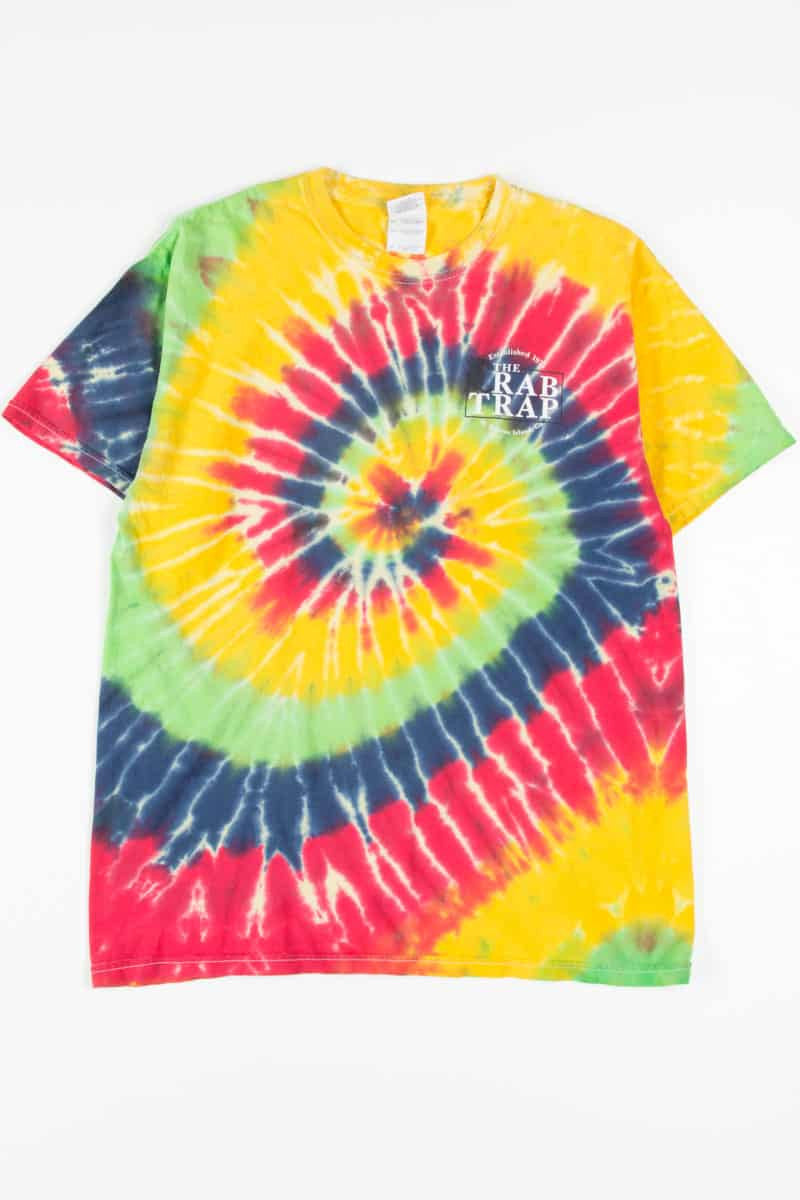 The Crab Trap St. Simons Island GA Tie Dye T-Shirt