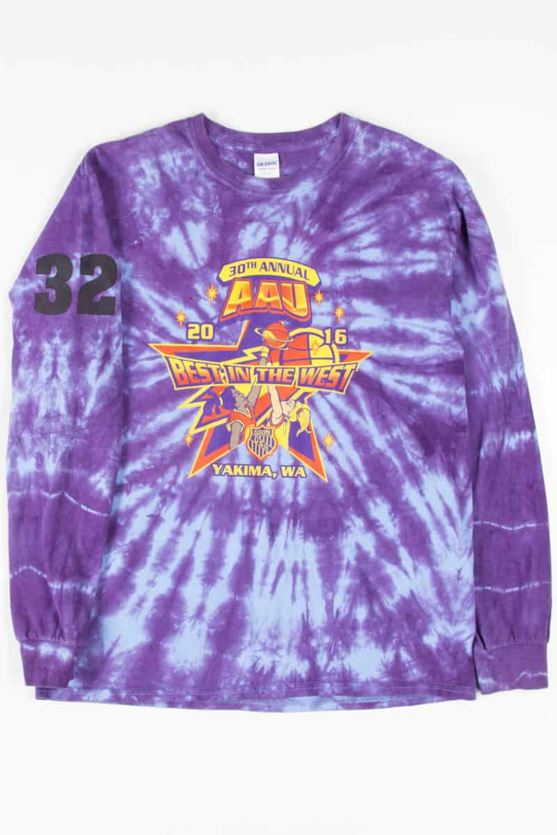 Best of The West Basketball Tie Dye T-Shirt