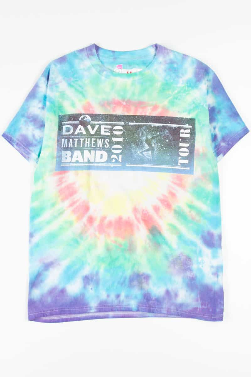 Dave Matthews Band 2010 Tour Tie Dye T-Shirt