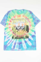 History of The Eagles 2015 Concert Band Tie Dye T-Shirt