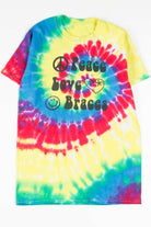 Peace Love & Braces Tie Dye T-Shirt