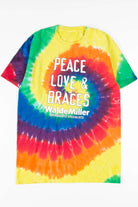 Peace Love & Braces Tie Dye T-Shirt 1