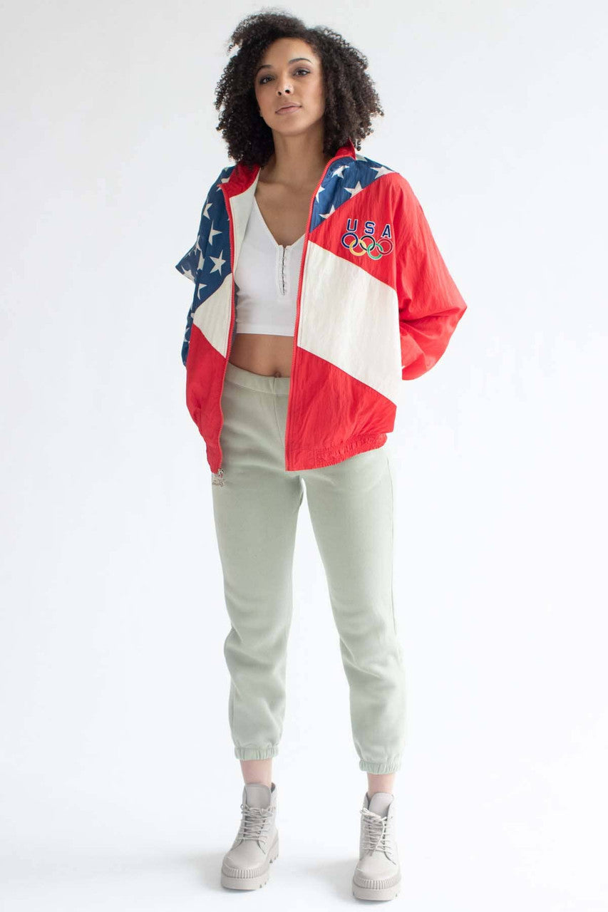 Vintage USA Olympics Stars & Stripes Starter Jacket (1990s)