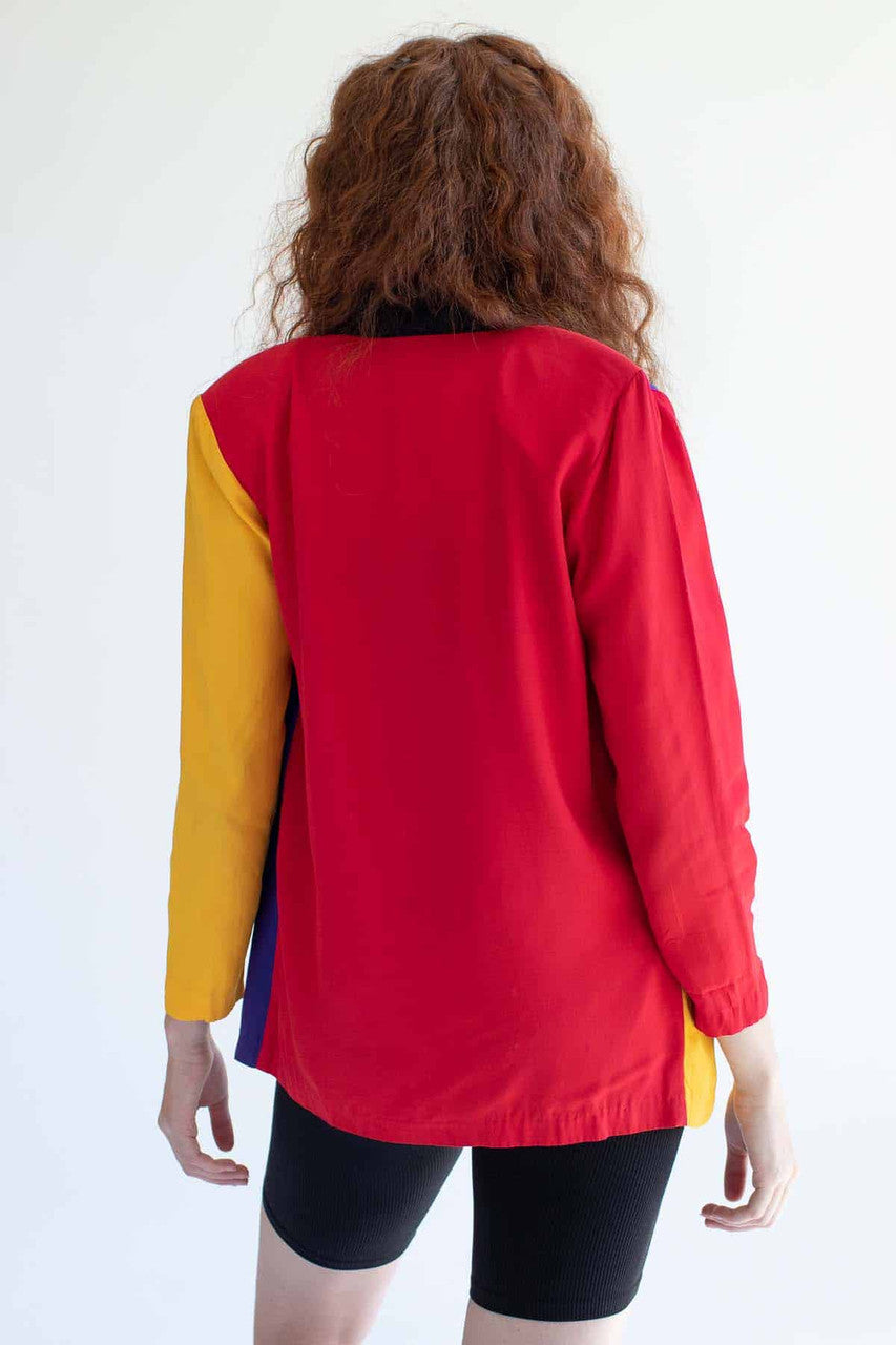 Mondrian Pattern Blazer