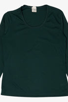 Vintage Emerald Long Sleeve Stain Like Shirt (1990s)