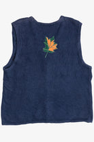 Vintage Bobbie Brooks Harvest Scarecrow Pumpkin Sweater Vest (1990s)