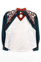 Vintage Open Shoulder Rodeo Top