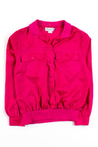 Vintage Button Up Windbreaker Blouse
