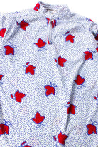 Vintage Land 'n' Sea Tie Sleeve Blouse