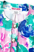Vintage Maggy London Floral Blouse (1980s)