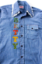 Vintage Chambray Betty Button Up