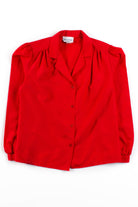 Vintage Rhapsody Button Up Blouse (1980s)
