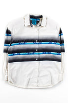 Vintage Southwestern Blue Stripe Button Up