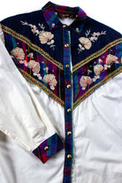 Vintage Thums-Up Embroidered Blouse(1990s)