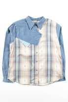 Vintage Shoulder Wrap Cowboy Button Up
