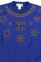 Vintage Beaded Short Sleeve Tee Top
