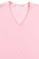 Vintage Josie Silky V-Neck Tee Top