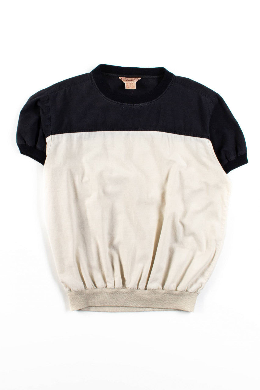 Vintage L'Avion Two Tone Tee Top