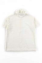 Vintage Ribbed Turtleneck Tee Top