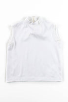 Vintage White Sleeveless Top