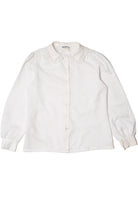 Vintage White Lacey Collar Judy Bond Top