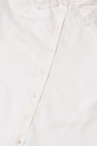 Vintage White Lacey Collar Judy Bond Top
