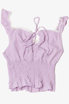 Recycled Lavender Crop Tank Top