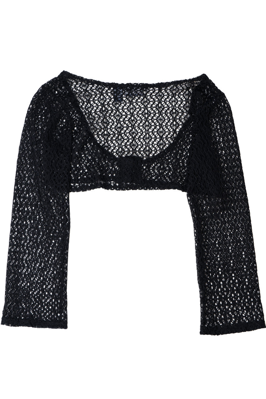 Vintage Crochet Zoey Beth Shrug Crop Top