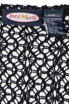 Vintage Crochet Zoey Beth Shrug Crop Top