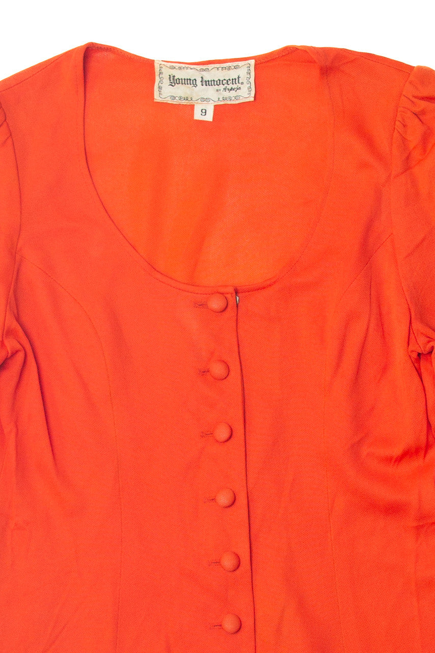 Vintage Young Innocent Puffy Sleeve Blouse