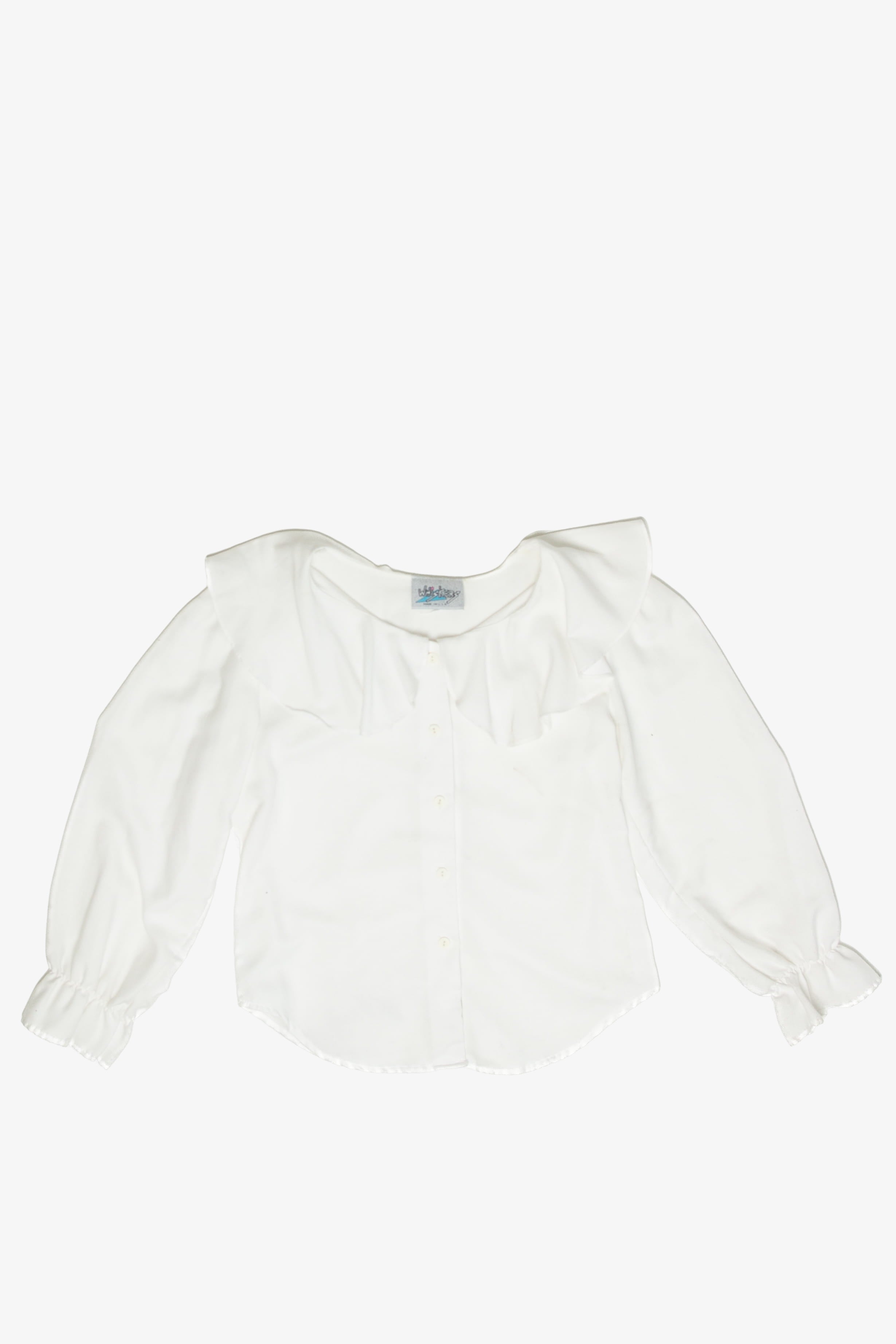 Vintage  Whiskers Ruffled Top