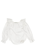 Vintage  Whiskers Ruffled Top