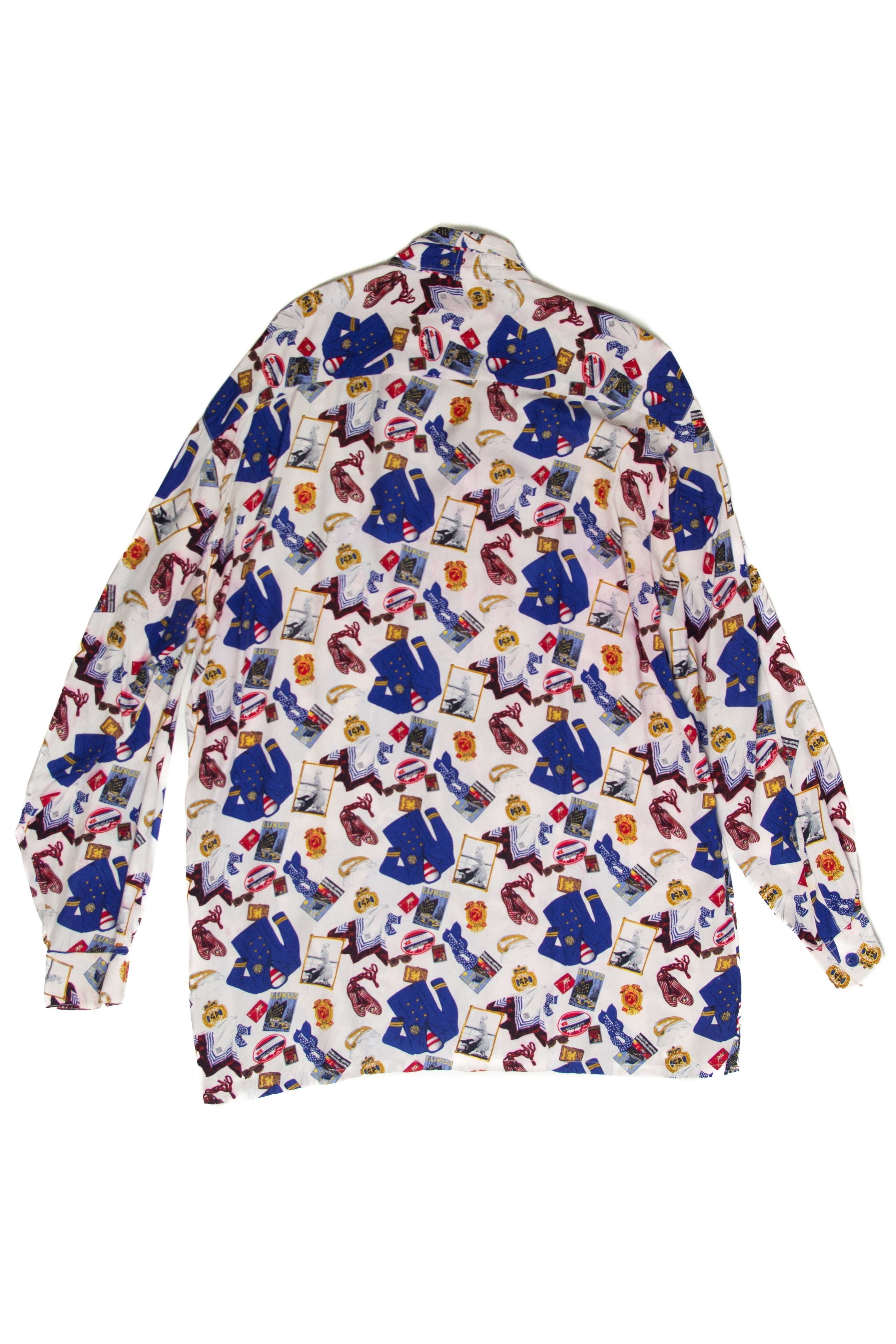 Vintage  Sailor Icon Button-Up Top