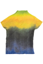 Y2K Gradient Stretchy Crinkle Top (2000s)