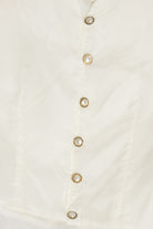 Vintage Bridal Tulle Sleeve Adjustable Waist Tie Top