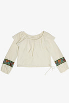 Vintage USA Union Made ILGWU Peasant Top (1970s)