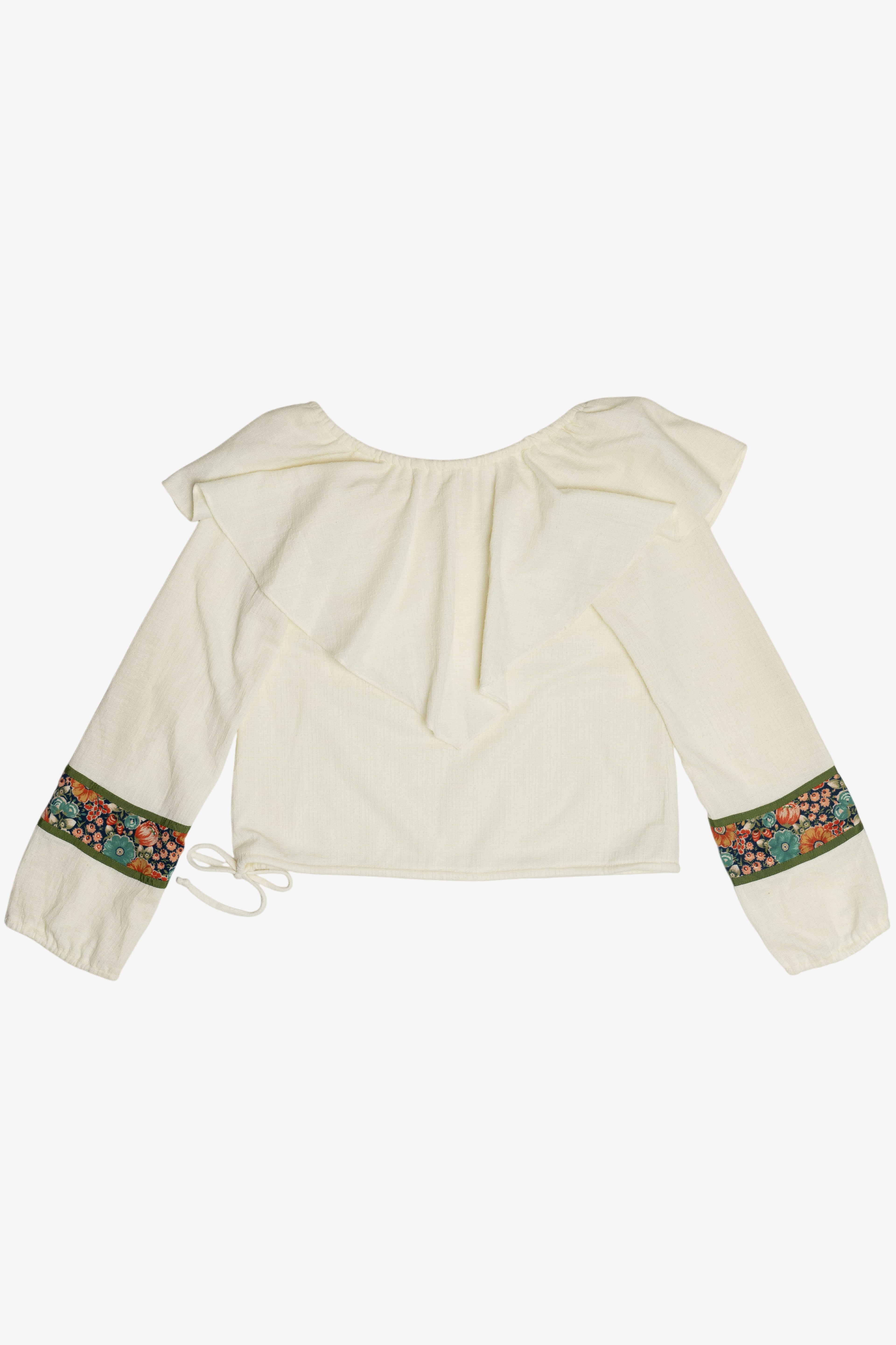Vintage USA Union Made ILGWU Peasant Top (1970s)