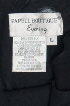 Vintage Y2K Beaded Silk Papell Boutique Flutter Sleeve Tank Top