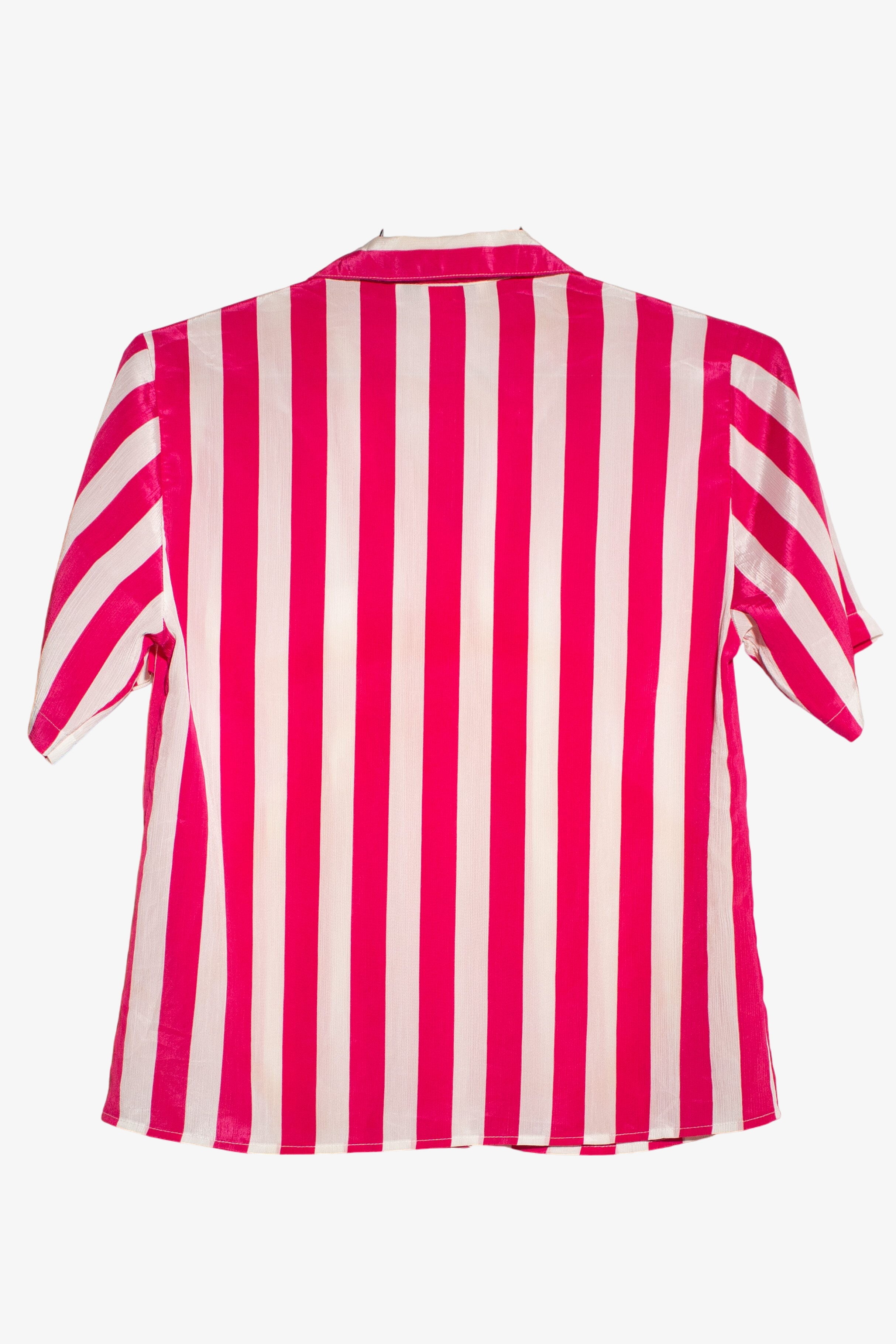 Vintage Ann Katrine Striped Pajama Top (1990s)