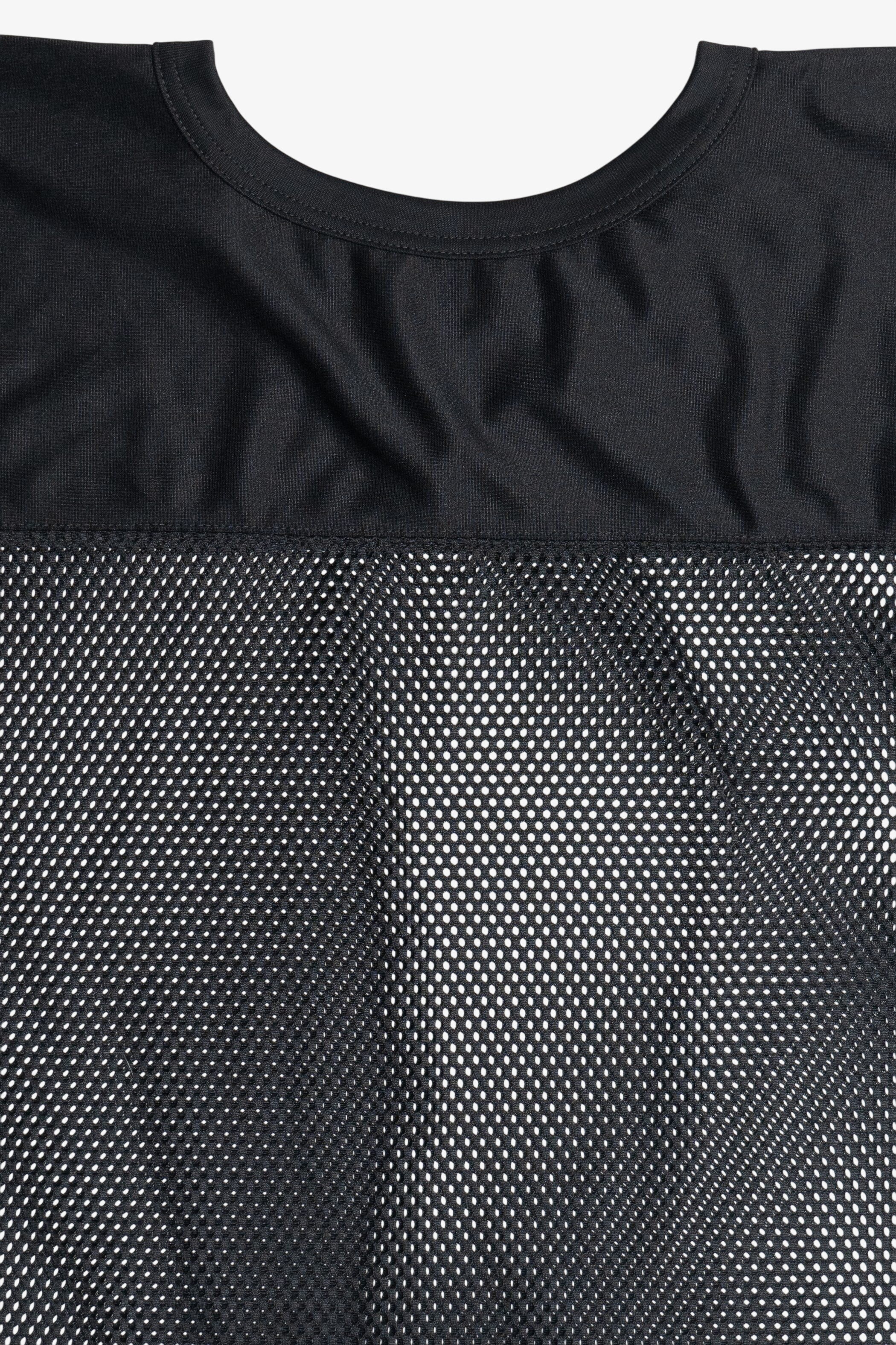 Sheer Sport Mesh Jersey Top