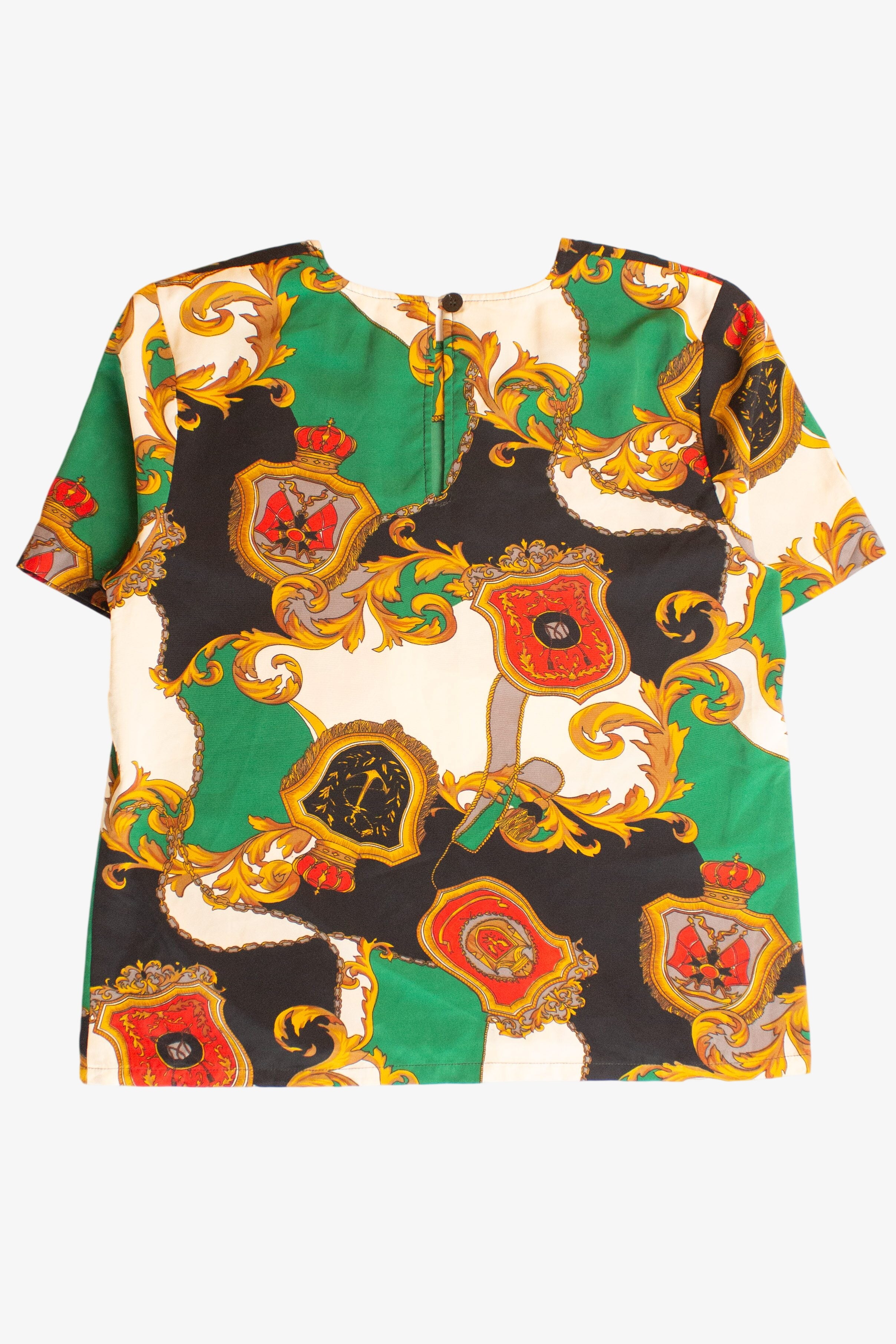 Vintage Genevieve Gozum Short Sleeve Blouse (1990s)