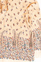 Vintage Ruffle Collar Peasant Blouse (1990s)