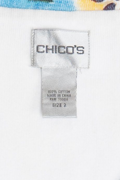 Vintage Tropical Hula Girls All Over Print 3/4 Sleeve Top (2000s)